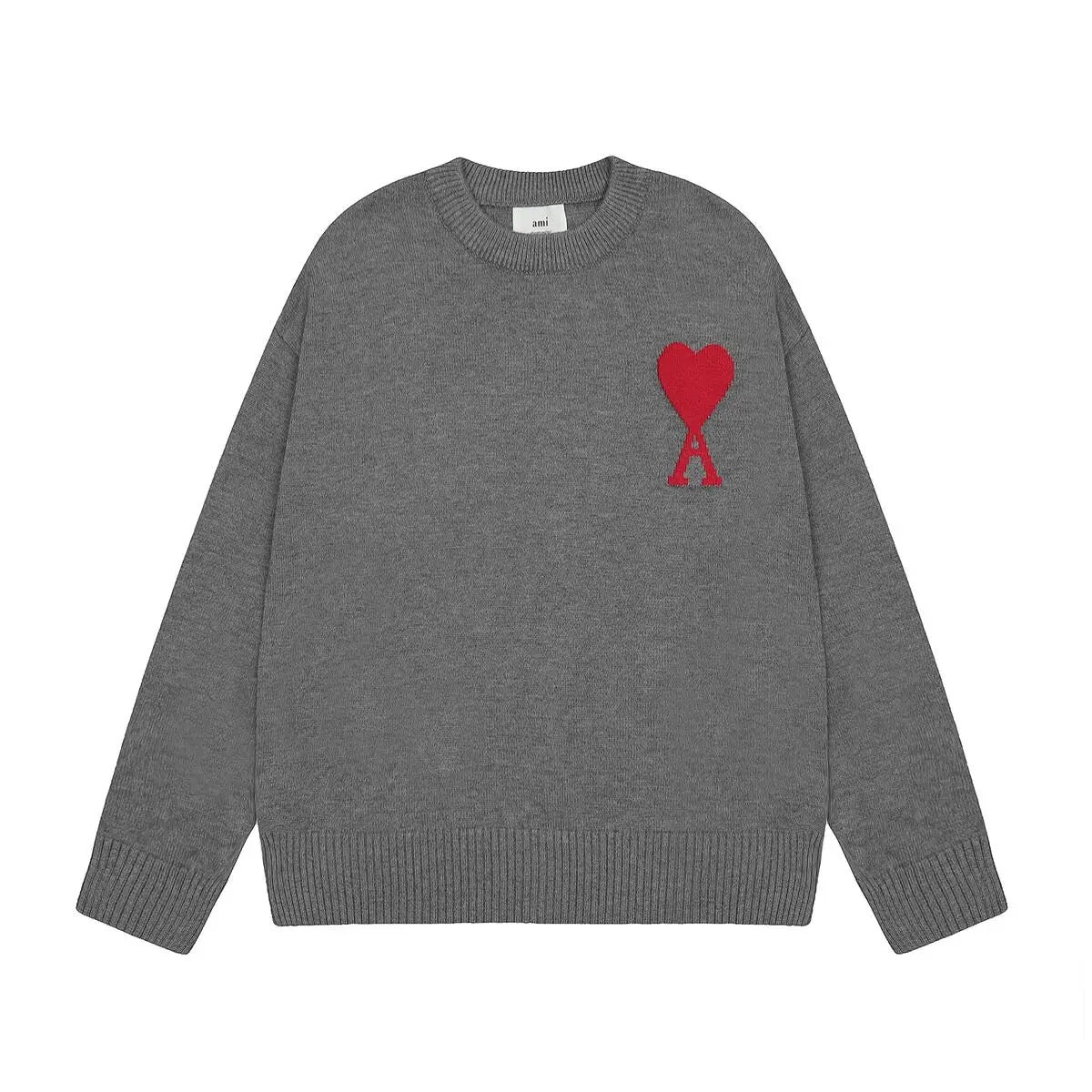 Pull en Laine Unisexe HeartLoom – Design Élégant avec Logo Cœur