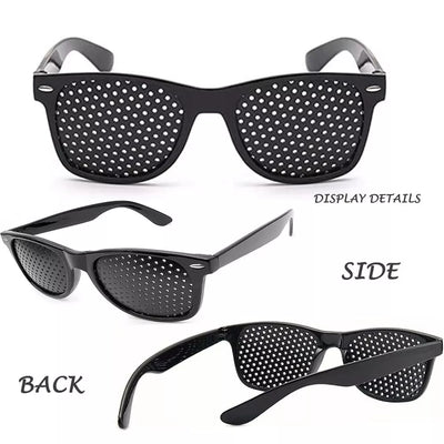 VisionEase Pinhole Glasses – Natural Vision Improvement and Reduction of Eye Strain (Set of 2)