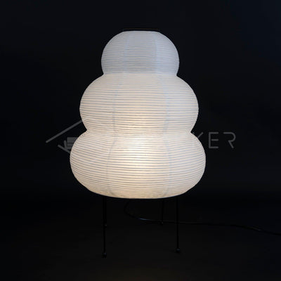 Akari Table Lamp – Japan-Inspired Design with Mulberry Paper and Metal