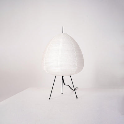 Akari Table Lamp – Japan-Inspired Design with Mulberry Paper and Metal