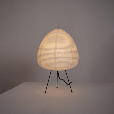 Akari Table Lamp – Japan-Inspired Design with Mulberry Paper and Metal