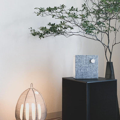 Akari Table Lamp – Japan-Inspired Design with Mulberry Paper and Metal