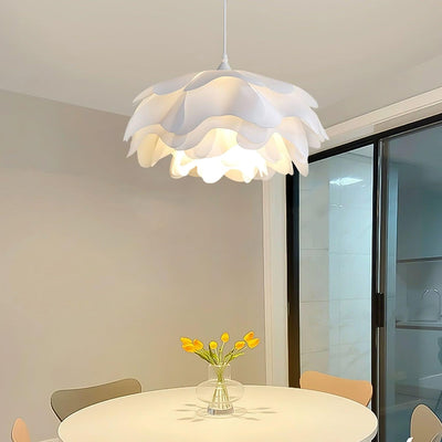 White Flower-Shaped Pendant Lamp – LED