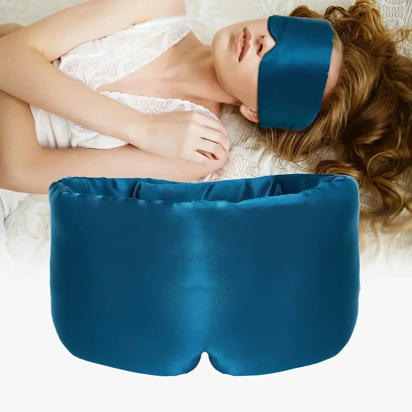 Masque de Sommeil en Soie SilkDream – 100% Soie Naturelle pour Nuit Réparatrice