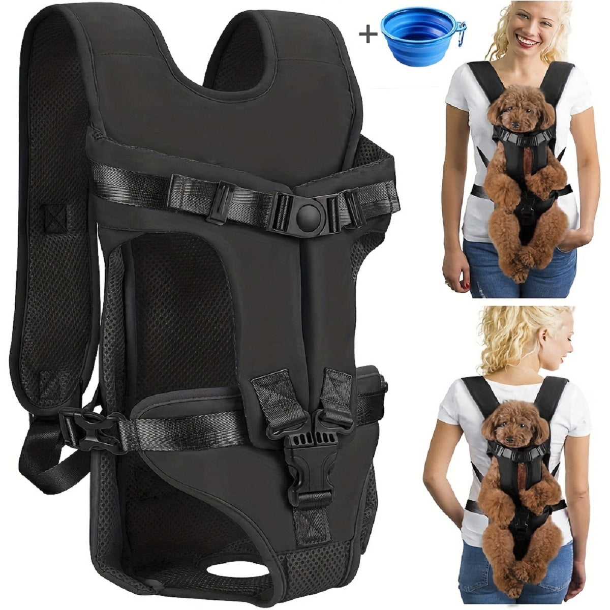 Front Dog Backpack – Comfortable Transport up to 15 kg