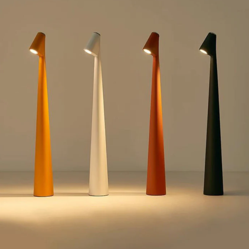 LumièreNordik Wireless LED Lamp – Dimmable Touch Lighting