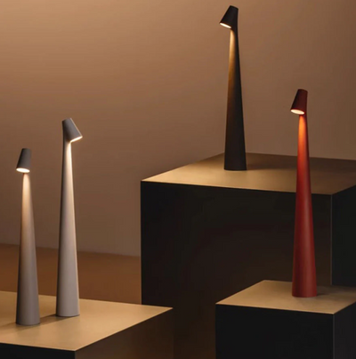 LumièreNordik Wireless LED Lamp – Dimmable Touch Lighting