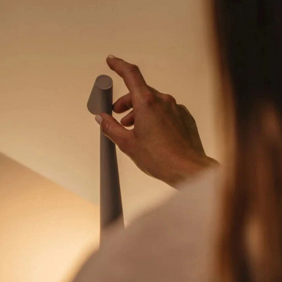 LumièreNordik Wireless LED Lamp – Dimmable Touch Lighting