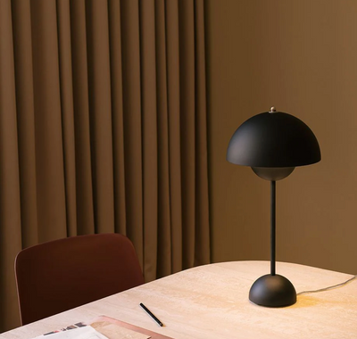 LunaGlow LED Table Lamp – Retro Design Rechargeable with Touch Dimmer