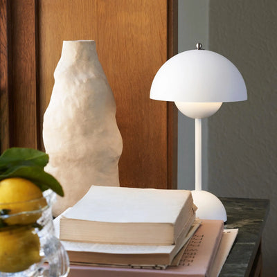 LunaGlow LED Table Lamp – Retro Design Rechargeable with Touch Dimmer