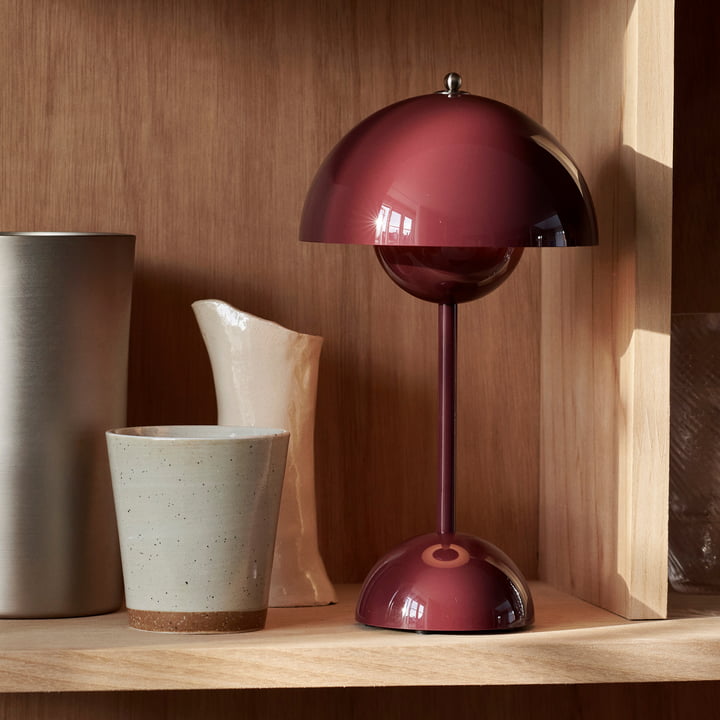 LunaGlow LED Table Lamp – Retro Design Rechargeable with Touch Dimmer