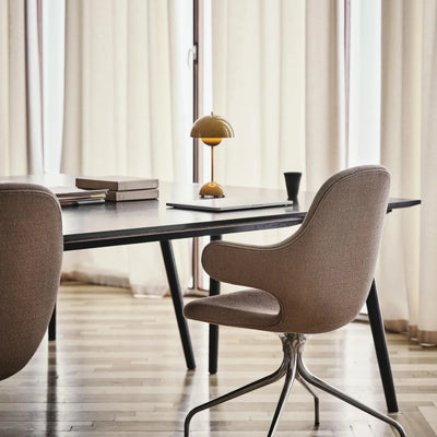 LunaGlow LED Table Lamp – Retro Design Rechargeable with Touch Dimmer