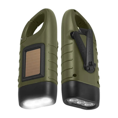 Solight Crank Solar Flashlight – Rechargeable LED Emergency Lighting