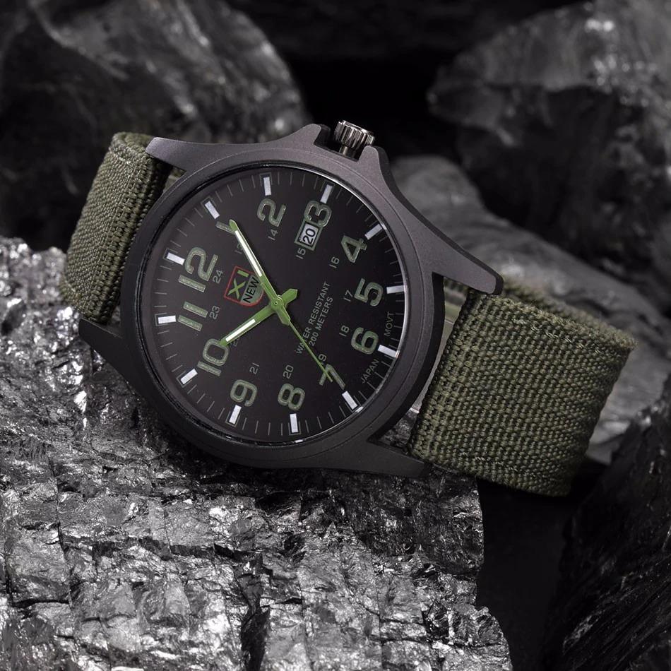 Montre Tactique Homme IronForce – Résistante, Étanche 50M, Style Militaire