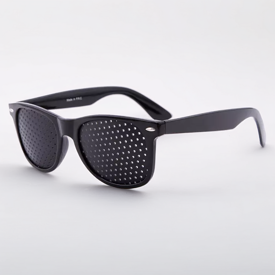 VisionEase Pinhole Glasses – Natural Vision Improvement and Reduction of Eye Strain (Set of 2)