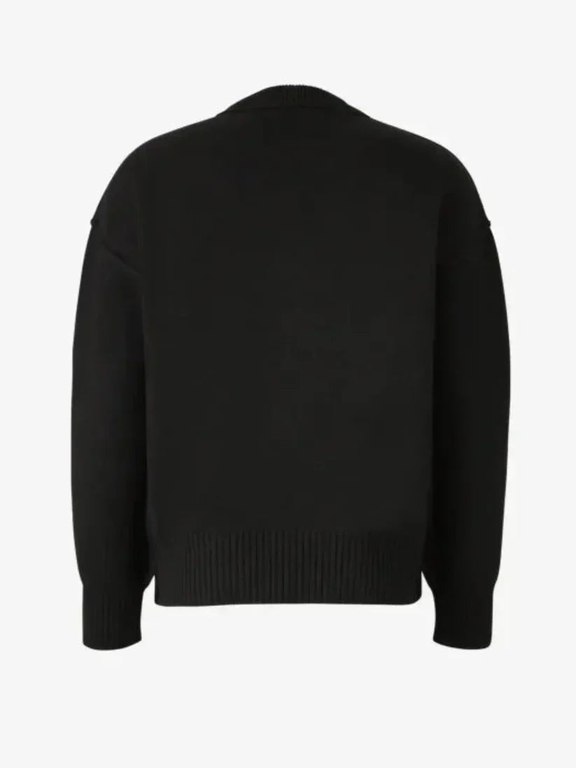Pull en Laine Unisexe HeartLoom – Design Élégant avec Logo Cœur